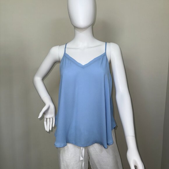 KRISA: NWT, Swing Cami Top, Size - S, Color - Blue / Powder, MSRP - $106 - Picture 1 of 5